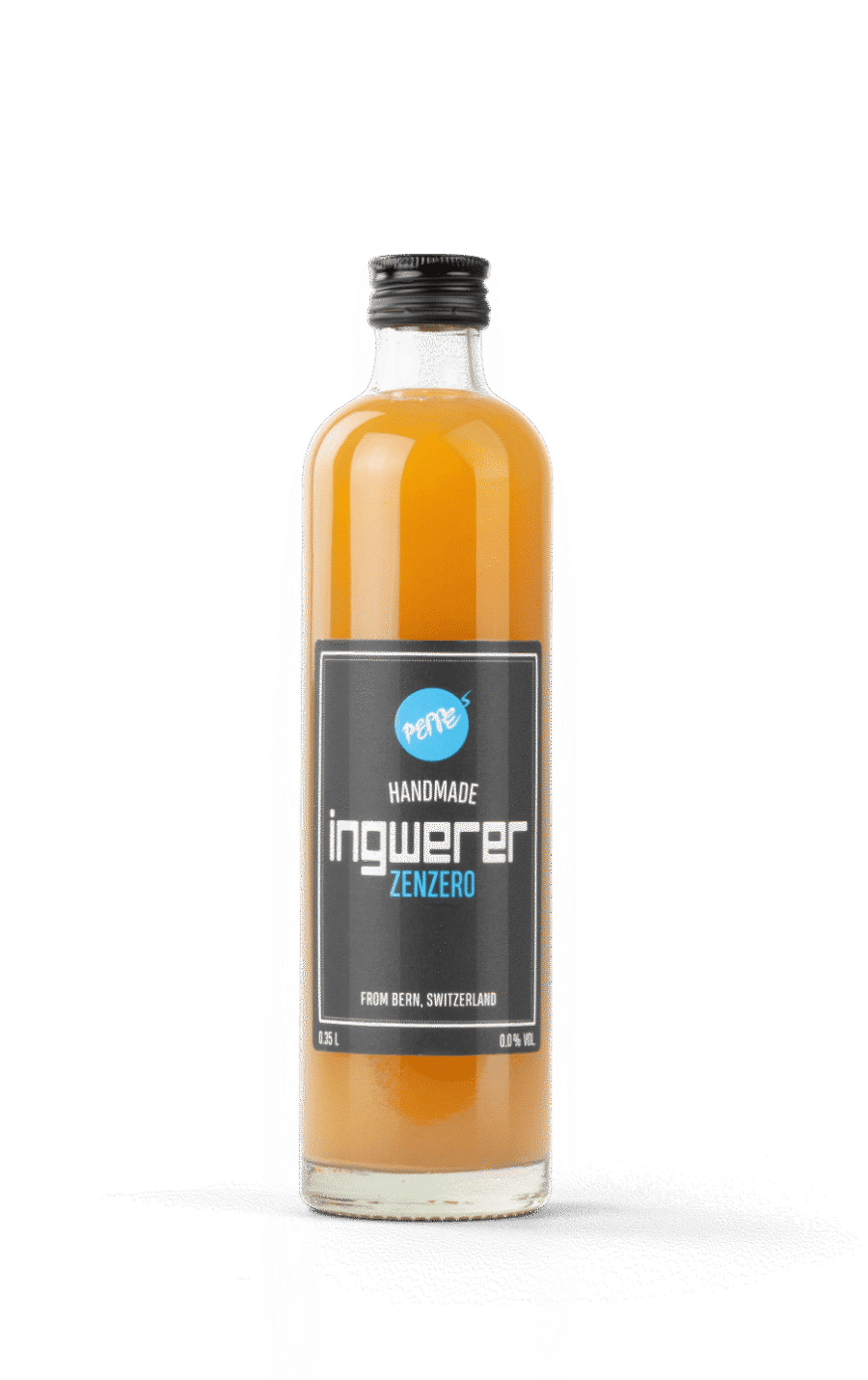 Peppes Bio Ingwerer Zenzero 35cl Peppe's Ingwerer - Schweizer Bio Ingwer-Likör - Handgemacht